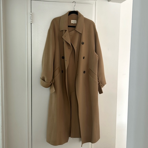 Loulou Studio Boras Oversized Double-Breasted Wool & Cashmere Blend Coat - Picture 1 of 4